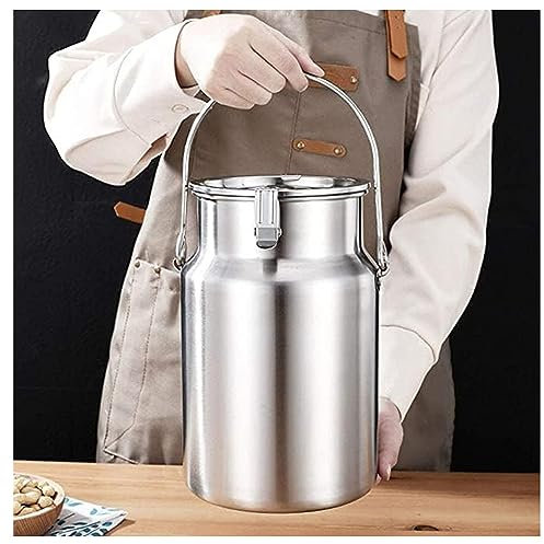 Bidone del Latte in Acciaio Inossidabile 304, Secchio per Il Trasporto del Latte di Grande capacità, Secchio per Vino da 3L/5L/10L, Secchio per brocca, Secchio per pentola, bidone del Latte