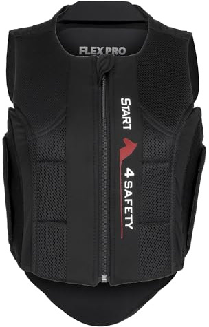 Start Flexpro Protection dorsale d'équitation - Gilet de sécurité pour sports équestres, protection de la colonne vertébrale et vêtements de protection, confort et flexibilité optimaux, équipement de