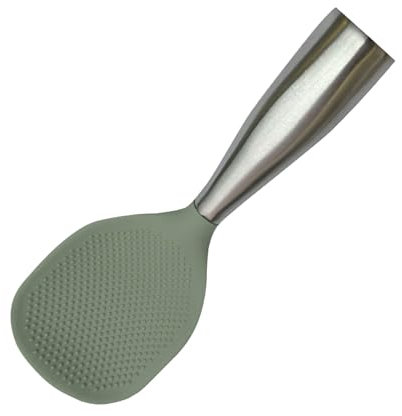Cucchiaio da riso | Cucchiaio da portata in silicone | Utensili da cucina resistenti al calore | Pentole multifunzione per zuppa, pasta