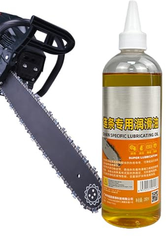 Baoqifong Huile de Chaine pour Tronçonneuse, Élimination des Grincements et Protection Anti-Rouille, Huile Multifonction pour Atelier, Garage, Maison, Jardin, Tondeuse et Applications Diverses