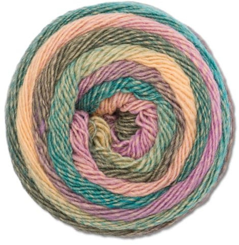 Frida's Wollhaus Pro Lana 150 g Diamant Stricken Häkeln Farbverlaufswolle Multicolorgarn Wolle 15 Farben (96 | Flieder-petrol-vanille)