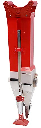 Rogowsen Esparcidor de fertilizante de doble tubo a mano, distribuidor de semillas, Sembradora manual ajustable, equipado con cinco formas, adecuado para sembrar soja, maíz y cacahuetes