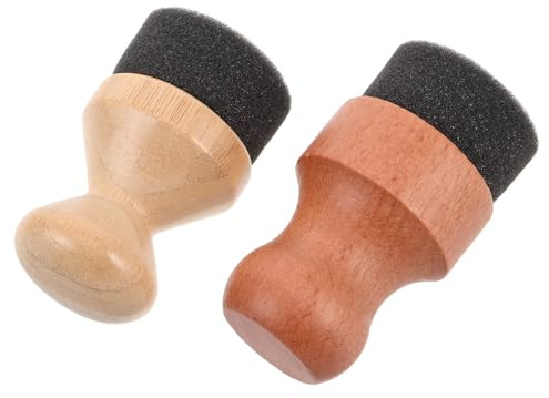 KICHOUSE Applicatore di Olio e Cera per Taglieri in Legno 2 Pezzi Pennello per Manutenzione Superfici Alimentari per Ceppi da Macellaio e Utensili da Cucina