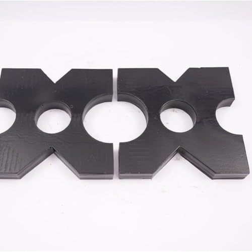 Opatiny Metallo per pressa idraulica Plum Platen, 18 x 18 x 25 cm, tappetino di supporto ad alta resistenza con design poroso base macchinari e uso antiscivolo