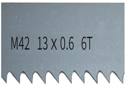 1 Uds. Hojas de sierra de banda bimetálicas M42 de 1/2 1400-2850MM X 13mm con hoja de sierra de cinta 6/14Tpi for cortar Metal de madera dura(6Tpi,Length 2240mm)