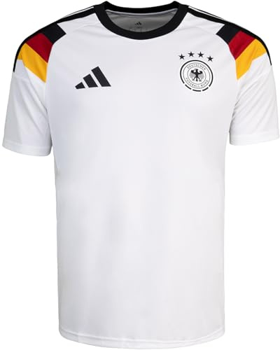 adidas DFB Deutschland Germany Fan Trikot Jersey (DE/NL/SE/PL, Alphanumerisch, L, Regular, Regular, White)