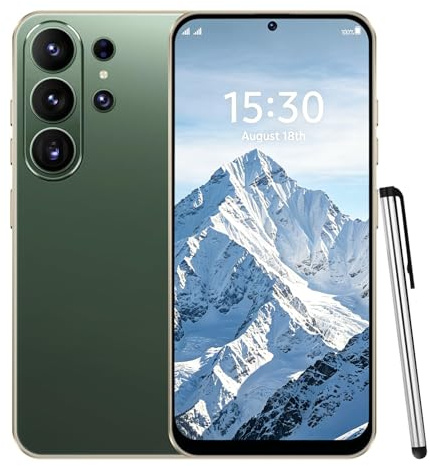 QrZrQ 4G Smartphone, Écran HD+ 6.6 Incell, 4GB RAM+32GB ROM(TF 256GB), Batterie 5000mAh, Android 12, Double Nano SIM, Caméra 16MP+13MP, Déverrouillage Facial, OTG (Army Green)