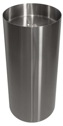 Lavabo de Pie VITTA Satinado Ø360 mm | Acero Inoxidable | Altura 850 mm | Incluye Válvula de Latón | Diseño Moderno