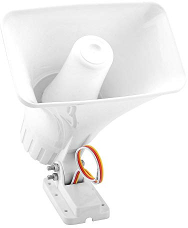 PUSOKEI 150 DB DC 12 V Double tonalité Filaire Klaxon Sirène Système d'alarme Antivol Avertissement Althorn pour la sécurité de la Maison
