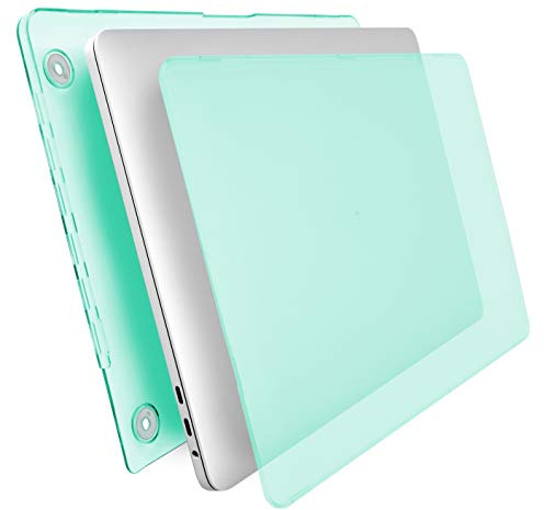 MyGadget Funda [ Transparente ] para Apple Macbook Pro 13 Pulgadas Desde 2016 - Case Plástico - Carcasa Hardshell | Cubierta Rígida - Cover Turquesa