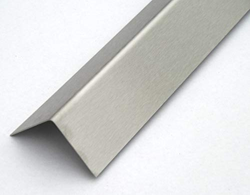 EXCOLO Edelstahl Winkelprofil 20x30x2000mm V2A Kantenschutz Kantenverkleidung Eckenschutz Türrahmen Mauerecke hygienisch rostfrei Pflegeleicht