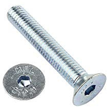 25 Stk Senkschraube DIN 7991 10.9 M12 x 25 galv. verzinkt A2F getempert gal Zn