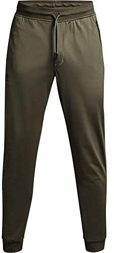 Under Armour herr sportstil trikå joggingbyxor varm och bekväm fleece träningsoverall underdelar, joggingbyxor med fickor