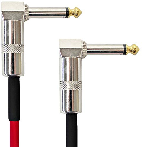 keepdrum GC028 Patchkabel Klinke Winkelstecker 60cm rot