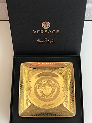 Rosenthal meets Versace 12 cm Golden Medusa Schale