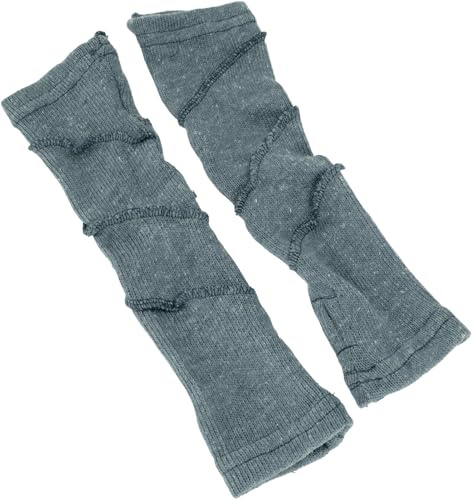 GURU SHOP Baumwoll-Feinstrick Handstulpen, Pulswärmer mit Overlock, Herren/Damen
