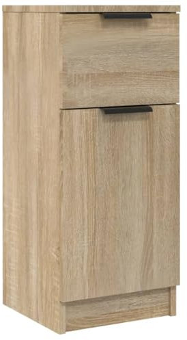 vidaXL Sideboard Kommode Anrichte Schrank Beistellschrank Mehrzweckschrank Standschrank Wohnzimmer Sonoma-Eiche 30x30x70cm Holzwerkstoff