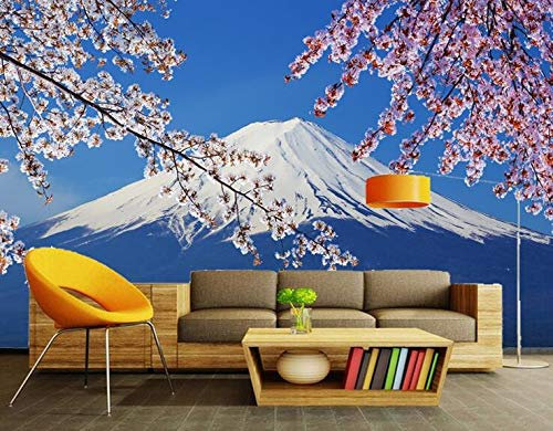 3D Monte Fuji Naturaleza Gran Pared Pintura Salón Sofá Fondo Mural Dormitorio Oficina Decoración Fotomural Dormitorio Sala De Estar Pared Pintado Papel Tapiz No Tejido-430cm×300cm
