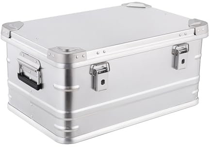 Caisse a Outil Boîte à outils en métal, boîte de rangement en aluminium, armoire de rangement Portable professionnelle, boîte à outils d'atelier, organisateur de livres ménagers Boîte À Outils (Size