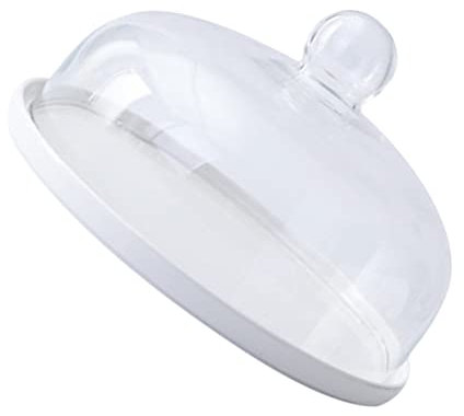 COLLBATH Stylish Appearance Design Cake Pan with Glass Cover Food Cake Tray Baking Lids