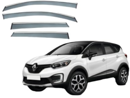 ZLxsmy Deflectores de Viento para Renault Cabrio CAPTUR/Kaptur MK1-HA 2015-2018,Deflector de Lluvia, Sol, Viento para Ventana