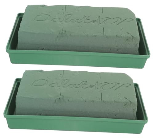 HAWILLOSCH 2piezas Cuencos Para Arreglos De Lápida Platos De Barro Para Flores Diy Suministros De Bases Para Cementerios Cuencos De Sujeción De Flores De Tumba