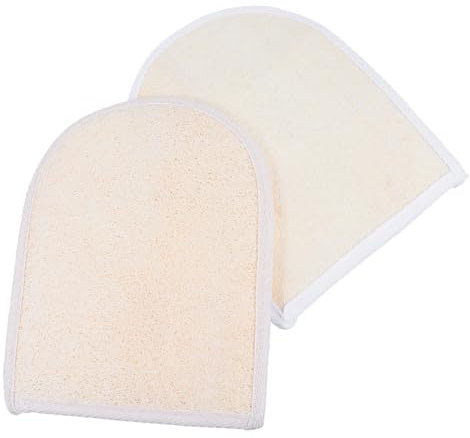 MUSISALY 2pcs Bath Sponge Mitts Exfoliating Body Scrubber Gloves Shower Scrubber Mitt for Deep Cleaning