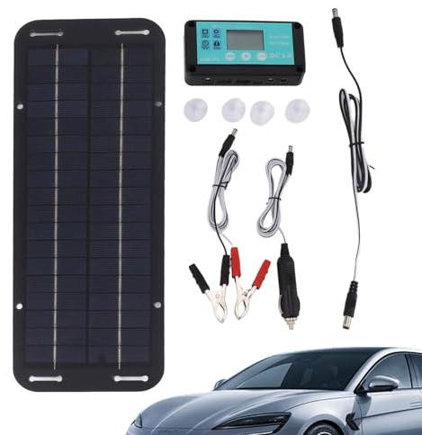 Caricatore solare portatile – Caricabatterie solare per batteria auto 12