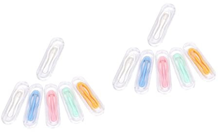 Healeved 12sets Contact Lense Applicator Lens Remover Tweezers Suction Contacts Removing Tool Random Color