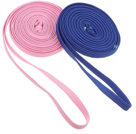 KONTONTY 2stücke Junge Mädchen-springseile Mit Hoher Elastizität Elastische Latexschnur Für Schule Und Zuhause Zufällige Farbe