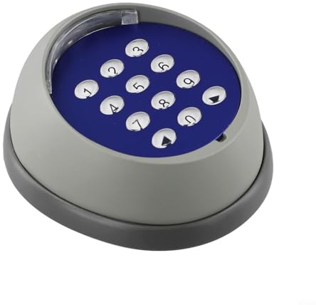 Garage Door Opener Keyless, Zinc Alloy Waterproof Battery-Powered Automatic Wireless Keypad Security Control for Outdoor Use