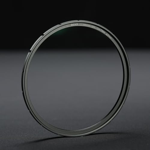 Meike Filtro de corte UV de 390 nm de 67 mm, filtro de protección de lente MCUV, 20 multicapas, con película verde y lente de cámara impermeable, filtro UV ultra delgado