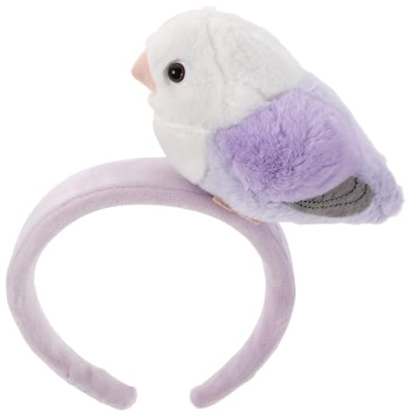 COLLBATH Lustiges Papageien stirnband Damen Karneval Haarreif Cartoon Vogel Kopfschmuck für Halloween Geburtstagsfeier Party Foto Requisiten Zubehör