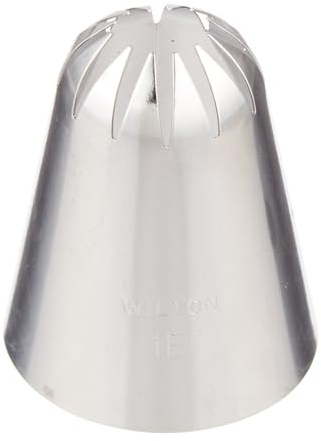 Qxmiguel Bocchette per Dolci Beccuccio Decorativo a Forma di Fiore a Goccia n. 1E, beccuccio Grande a Stella Chiusa, utensile for Decorare Cupcake con glassa Floreale Fai da Te Lance dolcis