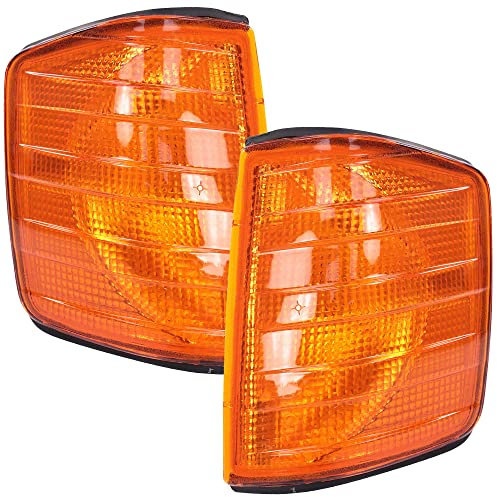 2x BLINKER FRONTBLINKER BLINKLICHT BLINKLEUCHTE BLINKERLEUCHTE GELB VORNE RECHTS+LINKS MIT LAMPENTRÄGER