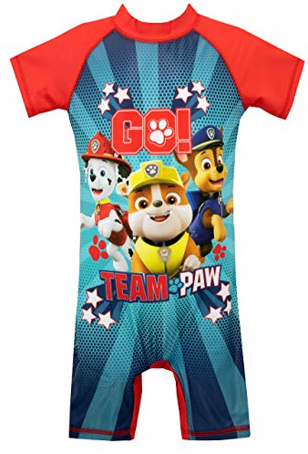 PAW PATROL Jungen Badeanzug Rot 110