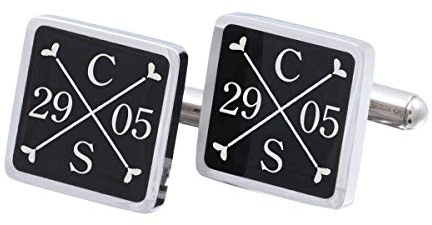 Juwelier Schönschmied - Manschettenknöpfe inklusive Wunschgravur aus Edelstahl mit Amazon Konfigurator gestalten - ACM2-variant1
