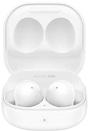 Samsung Galaxy Buds 2 | Auriculares Inalámbricos con Cancelación Activa de Ruido, Función de Interruptor Automático, hasta 20 Horas de Duración de la Batería (Blanco)