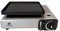 KEMPER - Réchaud et plancha à gaz 2en1 NOMADE 2200W Acier Réchaud gaz Plaque plancha 26 x 23 cm