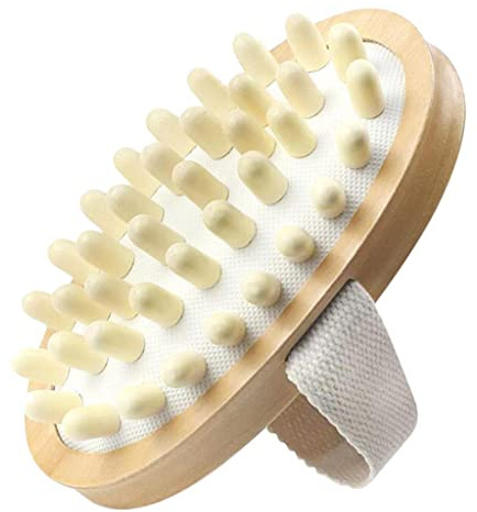 barenx Natürliches Anti-Cellulite-Massagegerät, Körperbürste, Muskelentspannung, Handfläche, Spa, Badepeeling