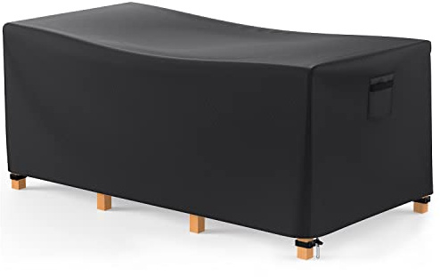 Garden Furniture Covers 170x94x71cm, Patio Furniture Covers Waterproof 600D Oxford Fabric with PU Coating, Large Air Outlet Outdoor Table Cover Anti-UV for Tables, Sofa Sets