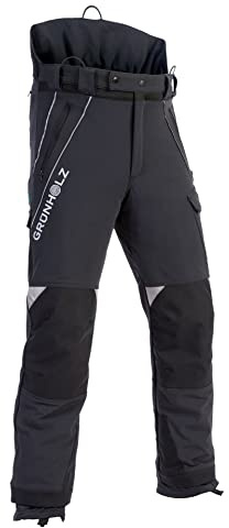 Grünholz Pro³air Schnittschutzhose, Schnittschutzklasse 1 (20 m/s), Gr. 52, anthrazit