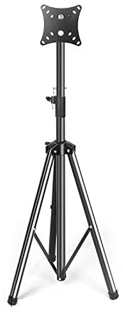 Soporte de TV Soporte para trípode para TV, Soporte Ajustable para TV con Base giratoria y trípode para televisores de 17 a 32 Pulgadas, Capacidad de Peso de 50 kg/110 Libras