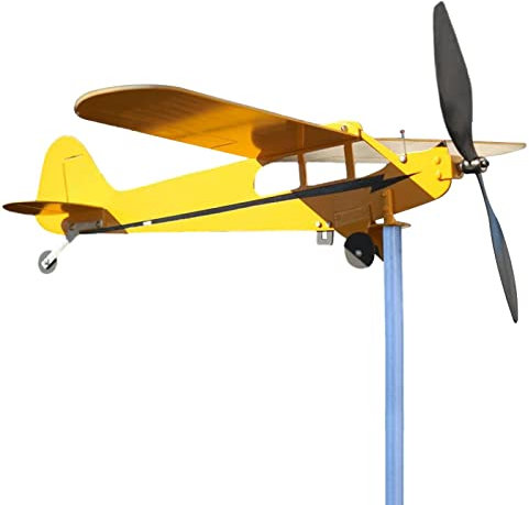 Éolienne – Éolienne d'extérieur | Girouette en Forme d'avion en métal –