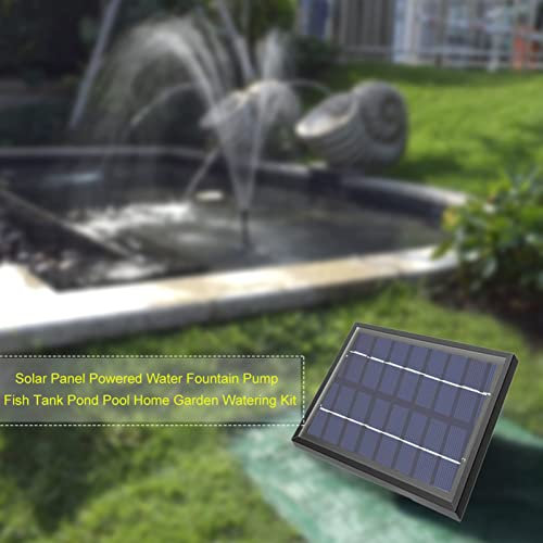 Solarpanelbetriebene Springbrunnenpumpe für Aquarien, Teiche, Pools und Gartenbewässerung, Eigenständiger Betrieb mit Hoher Effizienz und Stabiler Leistung