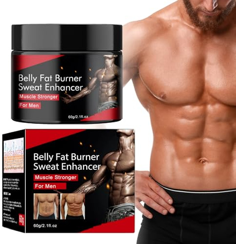 Tkekruh Bauch Creme 60g, Bauchmuskel Creme, Verbrennung von Körperfett | Bauchmuskeln Creme, Fettverbrenner Heiße Creme, Bauchcreme Anti Cellulite Cream, Fettverbrennung Bauch für Männer