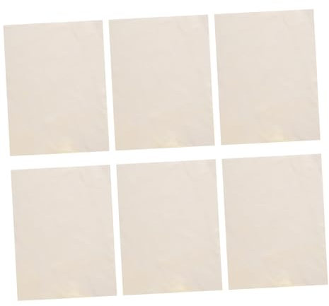 IWOWHERO 6pcs Pre-Cut Pottery Chamois Cloth for Clay Smoothing and Rim Trimming, Soft Absorbent DIY Clay Tools for Pottery Wheel and Ceramic Craft in 15x20cm