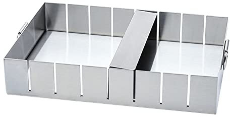 Stainless Steel Ejiao Cake Separator Box Pastry Cutting Strip Mold Food Cooling Plate Snowflake Cake Split Tool