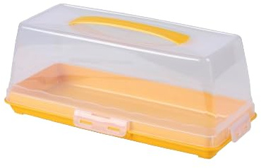 Urban Living Liberty Cake Dish with Bell and Handle 37 x 17 x 14 cm 3 Assorted Colours