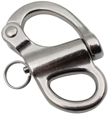 Kfwfuaee Eye Shackle Quick Release Deposit Sailing Boats Marine Stainless Steel For Sailing Boats Spinnaker